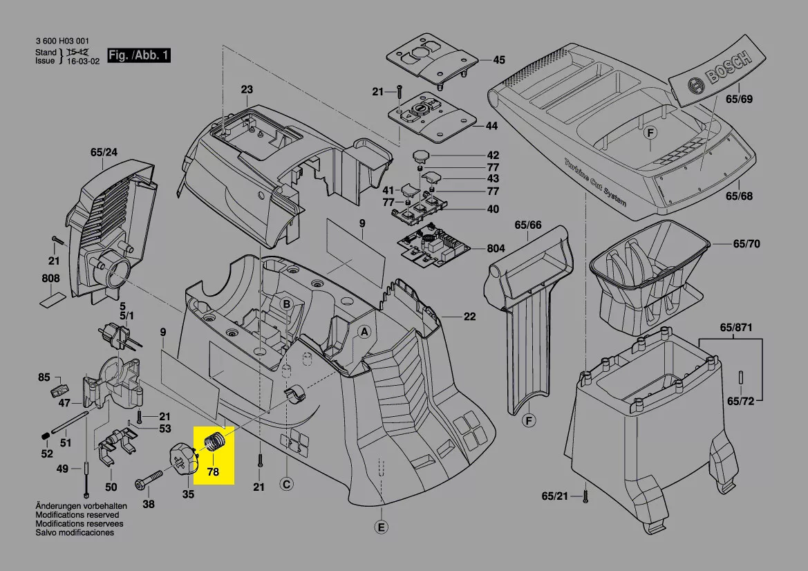 Ressort réf. 2 609 004 604 Bosch